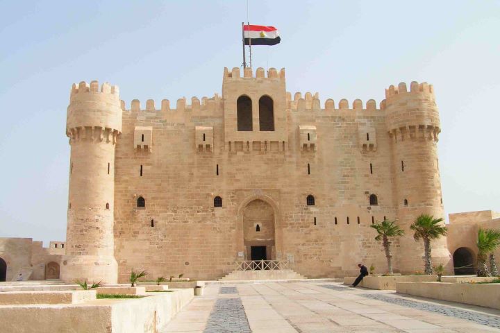 Qaitbay Fort in Alexandria, Egypt 
