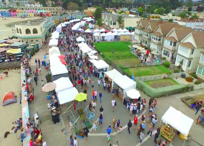 You can attend the annual Capitola Art & Wine Festival
