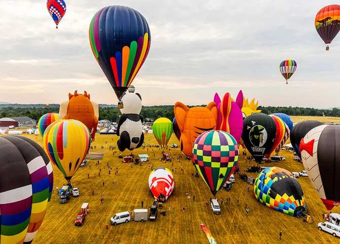 New Jersey Lottery Festival of ballooning in Readington