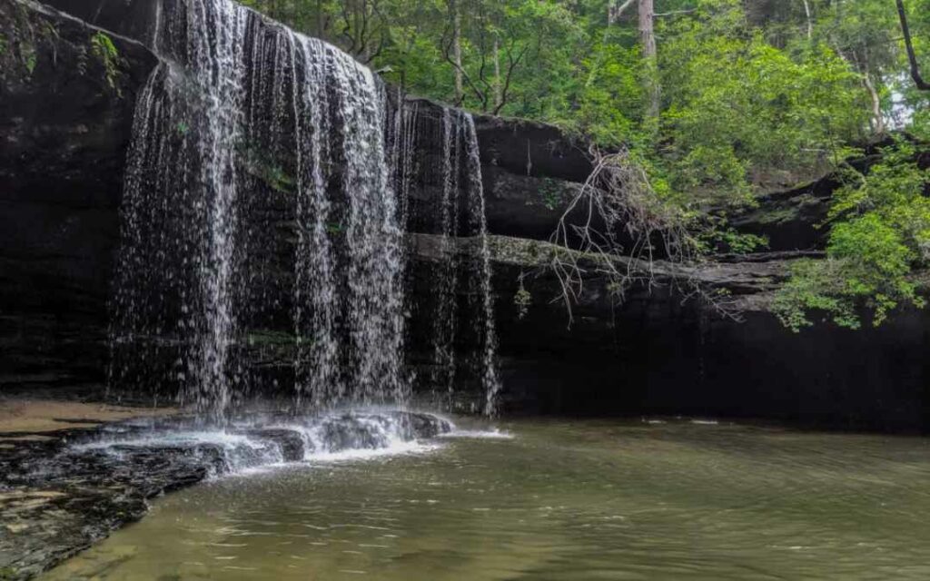 Caney creek falls: