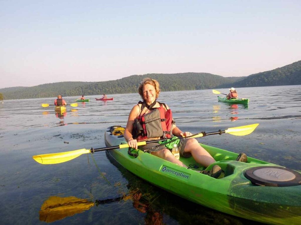 kayaking at Unphiltered