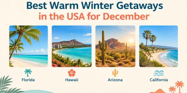 Best Warm Winter Getaways in the USA for December 2026